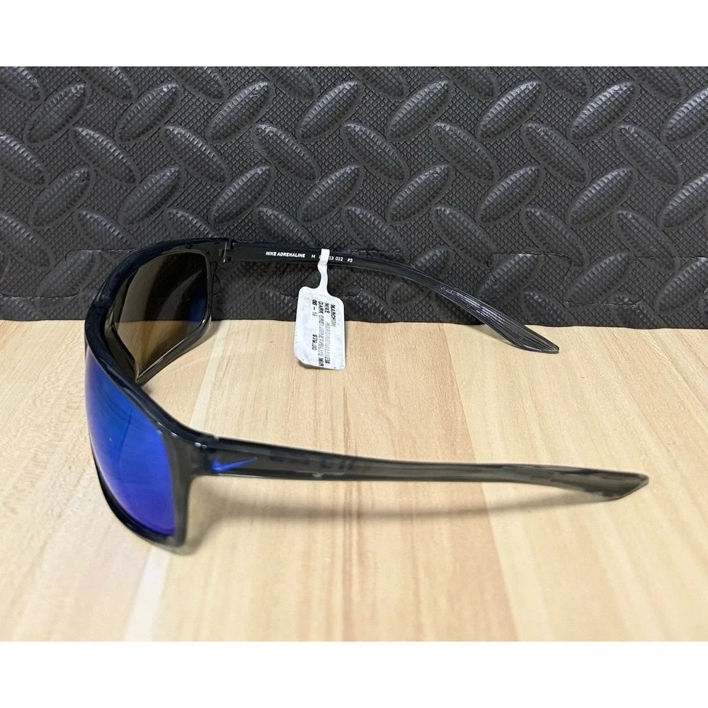 Nike Blue Mirror Wrap Sunglasses Mens Nike Adrenaline M EV1113 012 66